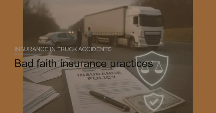 Bad faith insurance practices