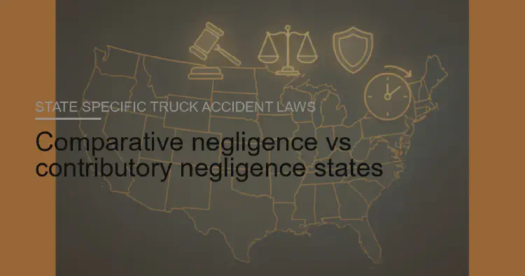 Comparative negligence vs contributory negligence states