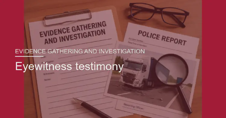 Eyewitness testimony