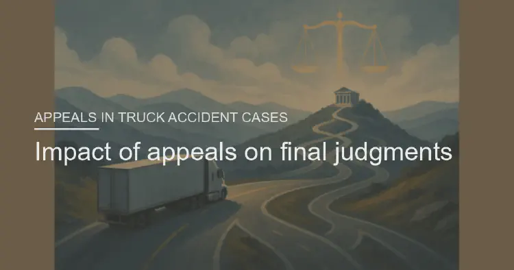 Impact of appeals on final judgments