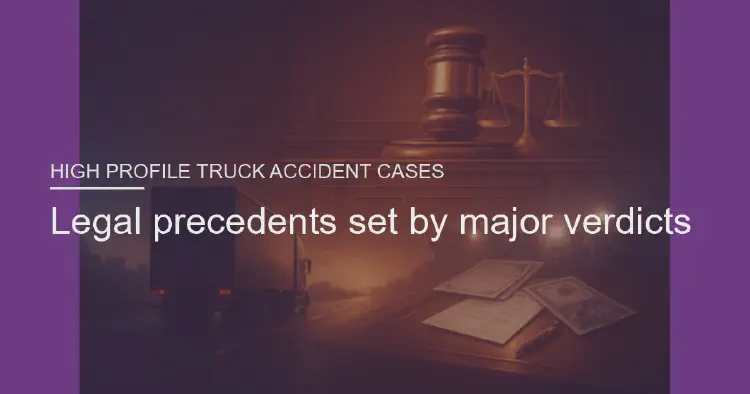 Legal precedents set by major verdicts