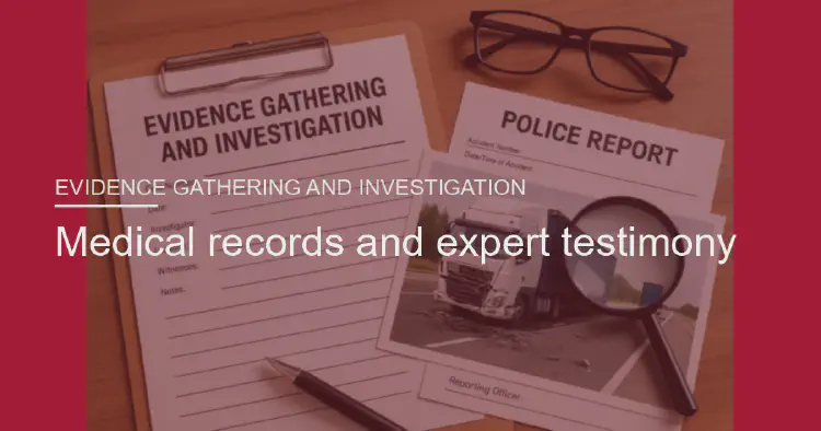 Medical records and expert testimony