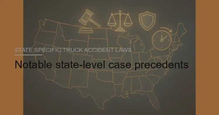 Notable state-level case precedents