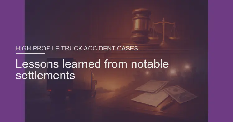 Lessons learned from notable settlements