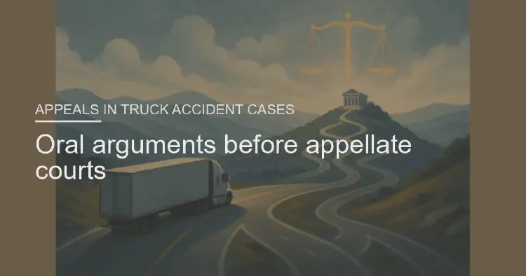 Oral arguments before appellate courts