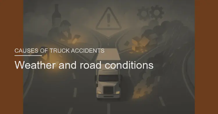 Weather and road conditions