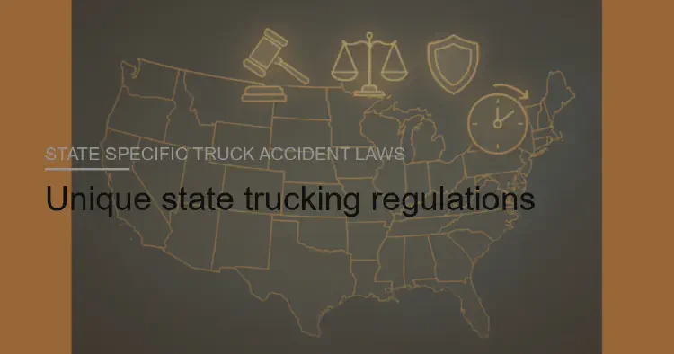 Unique state trucking regulations