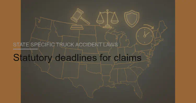 Statutory deadlines for claims