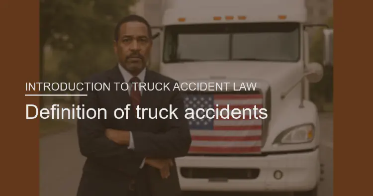 Definition of truck accidents