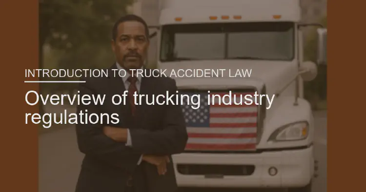 Overview of trucking industry regulations