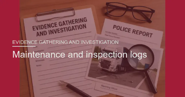 Maintenance and inspection logs